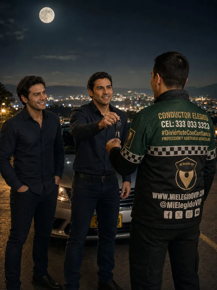 Entrega de llaves a un conductor con uniforme de Mi Elegido VIP