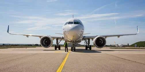 Airbus A320 del catálogo de aviones para grupos de Mi Elegido VIP