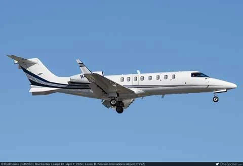 Learjet 45 del catálogo de jets ejecutivos de Mi Elegido VIP